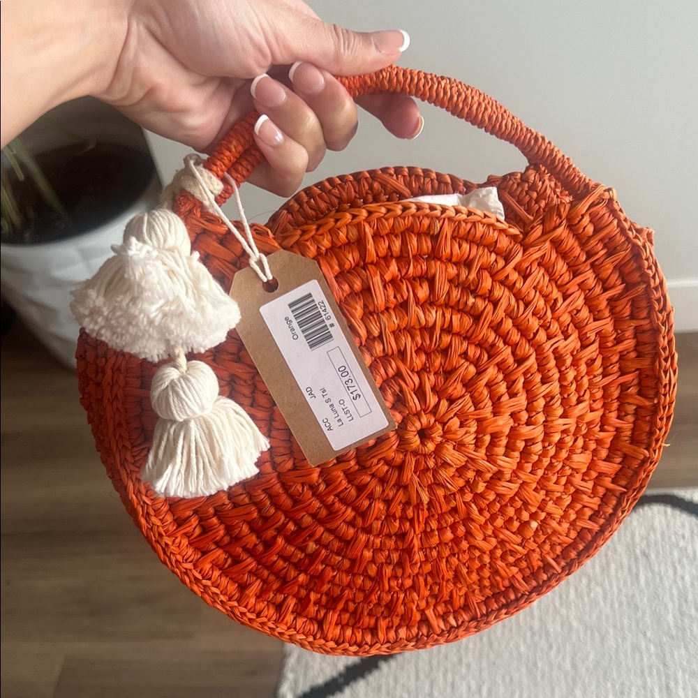 NWT handmade woven bag